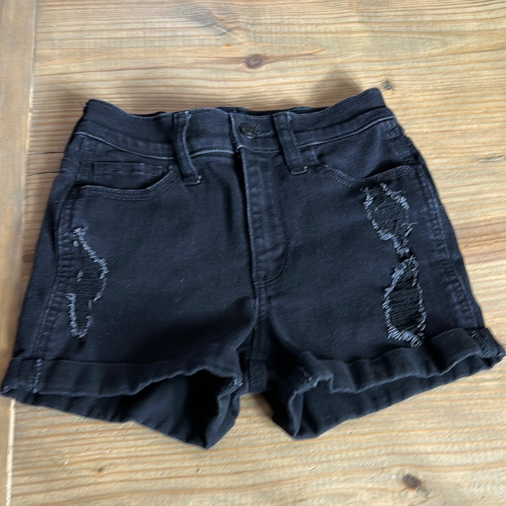 Hollister High Rise Denim Shorts